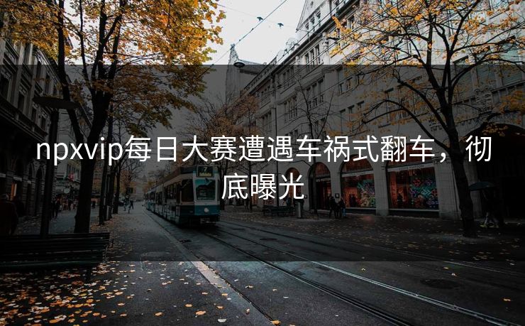 npxvip每日大赛遭遇车祸式翻车，彻底曝光